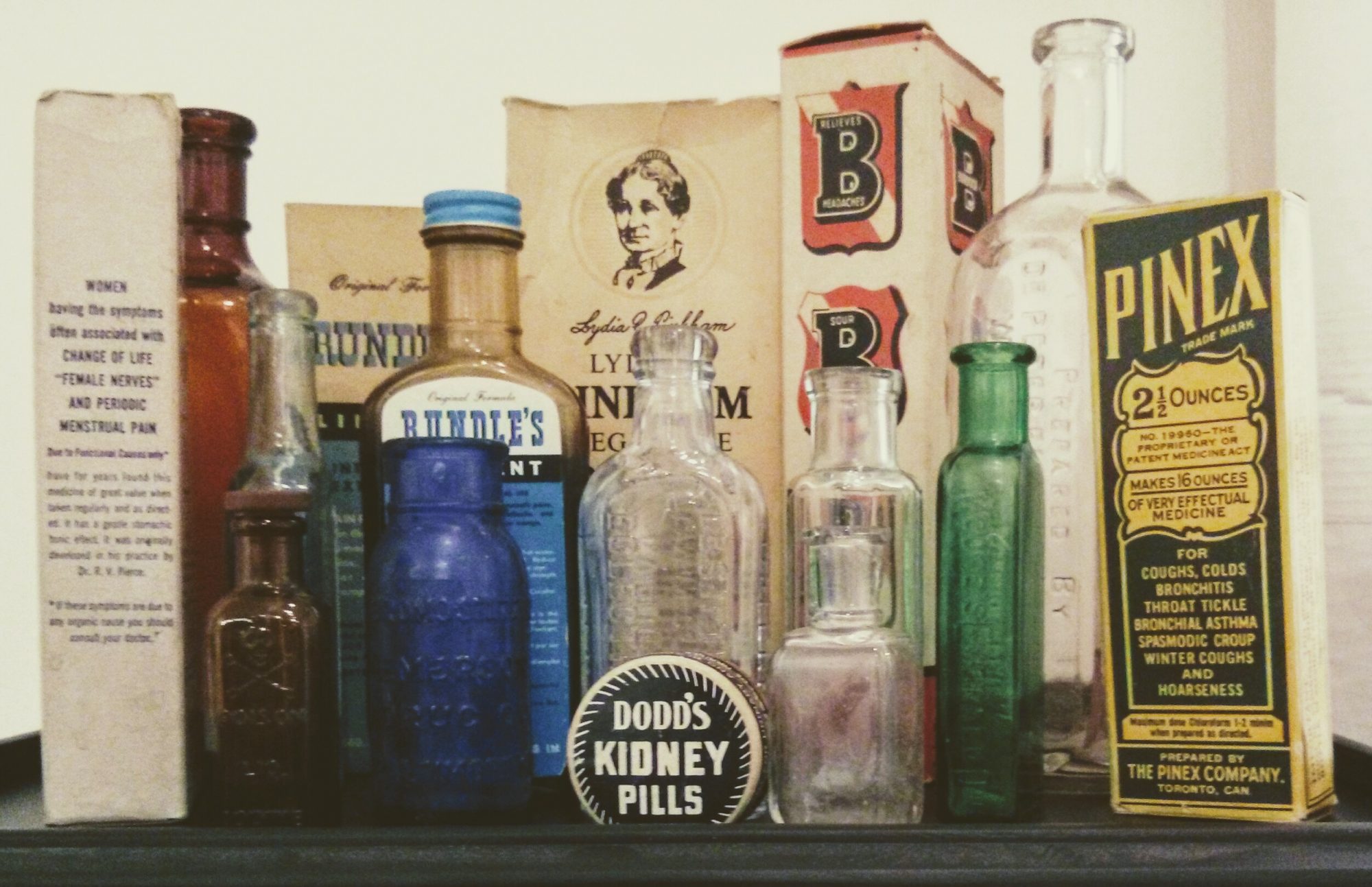 Featured Artifact Patent Medicines from the BV Museum Collection